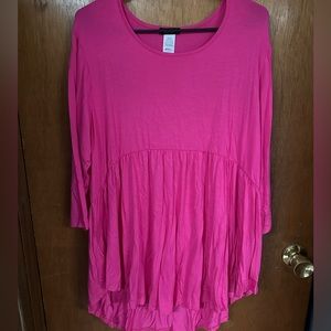 Pink Heimish babydoll top